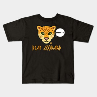 DEAF LEOPARD Kids T-Shirt